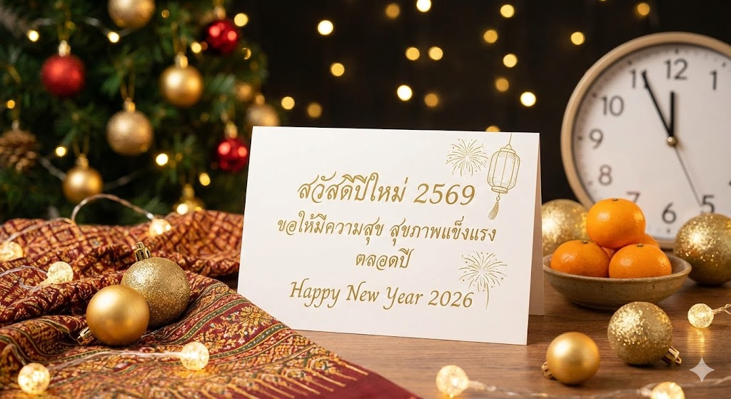  คำอวยพรส่งท้ายปีเก่า ต้อนรับปีใหม่