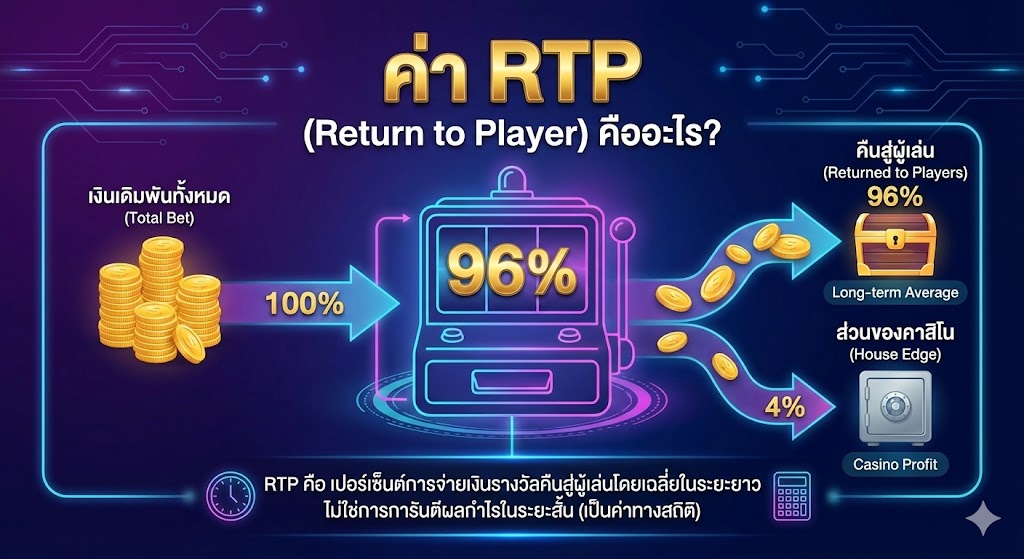 ค่า RTP (Return to Player) คืออะไร