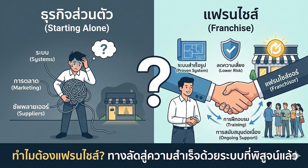 ทำไมต้องแฟรนไชส์? (The Power of System)