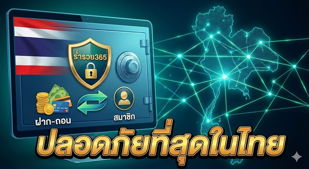 ทำไมระบบฝาก-ถอนและสมาชิกของ ร่ำรวย365 ถึงปลอดภัยที่สุดในไทย