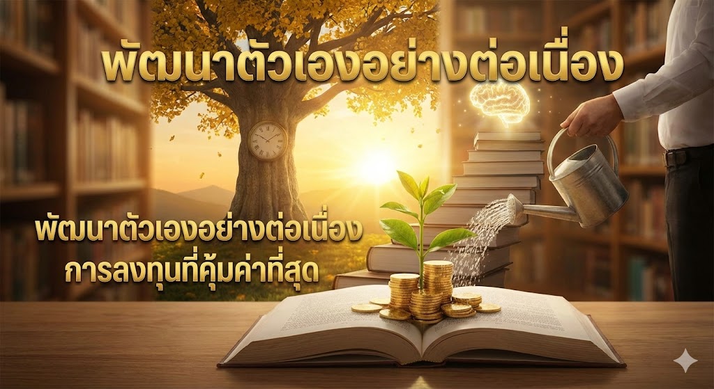 พัฒนาตัวเองอย่างต่อเนื่อง การลงทุนที่คุ้มค่าที่สุด