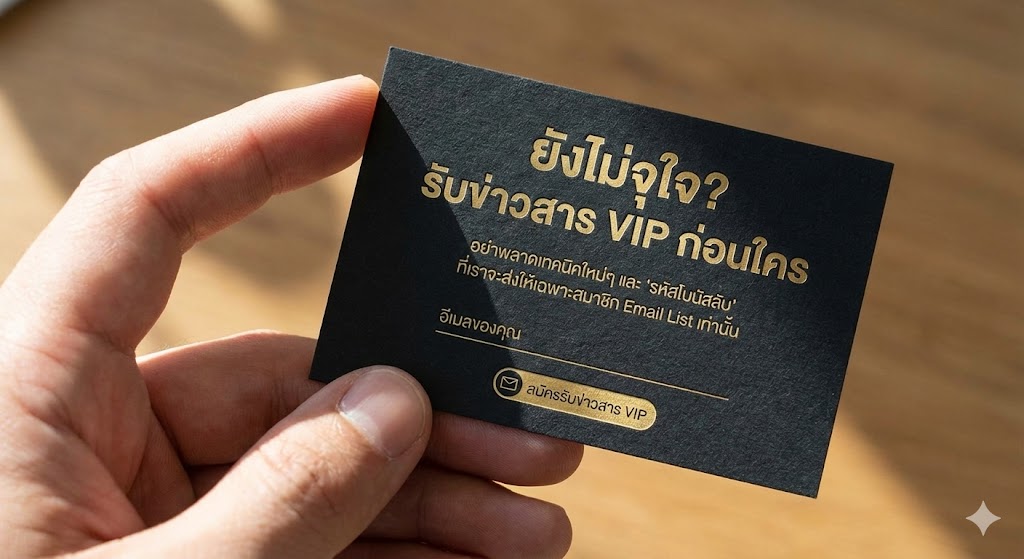 ยังไม่จุใจ รับข่าวสาร VIP ก่อนใคร