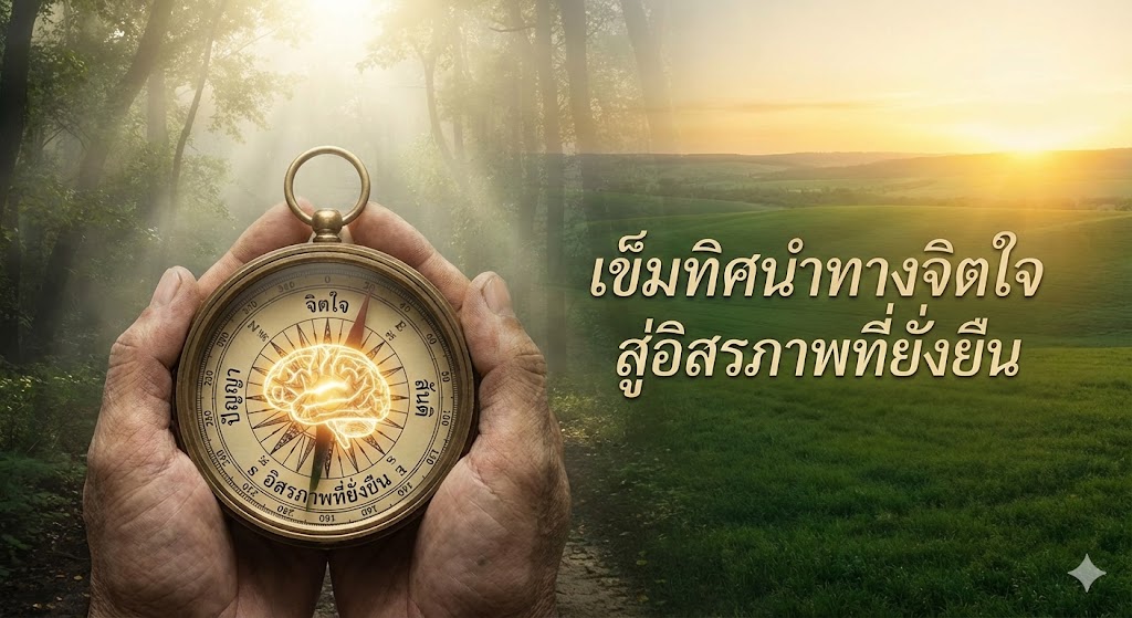 เข็มทิศนำทางจิตใจ สู่อิสรภาพที่ยั่งยืน