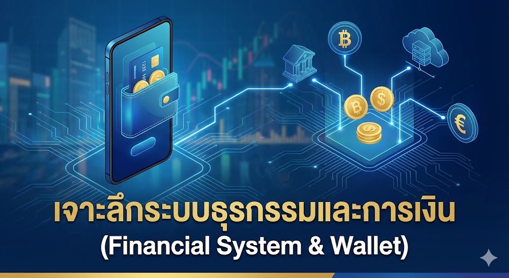เจาะลึกระบบธุรกรรมและการเงิน (Financial System & Wallet)
