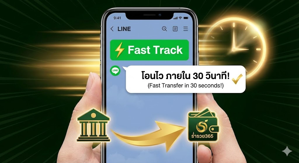 เทคนิคการทำธุรกรรมการเงินผ่าน LINE แบบ Fast Track