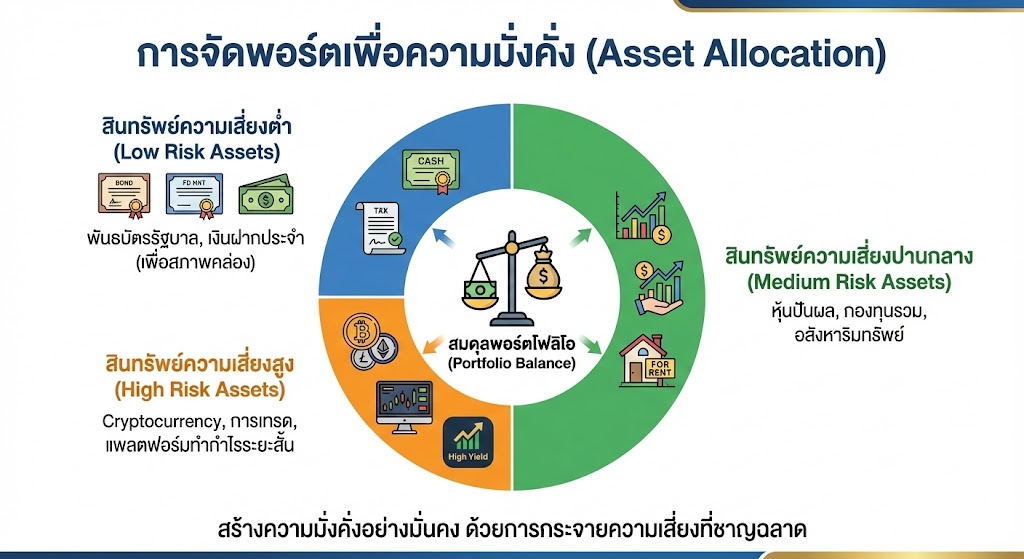 การจัดพอร์ตเพื่อความมั่งคั่ง (Asset Allocation)