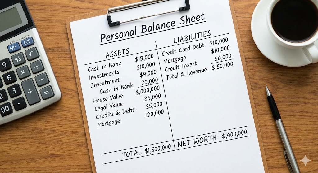 การทำงบดุลส่วนบุคคล (Personal Balance Sheet)