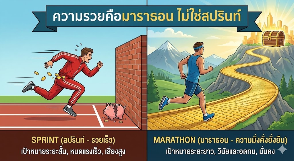 ความรวยคือมาราธอน ไม่ใช่สปรินท์