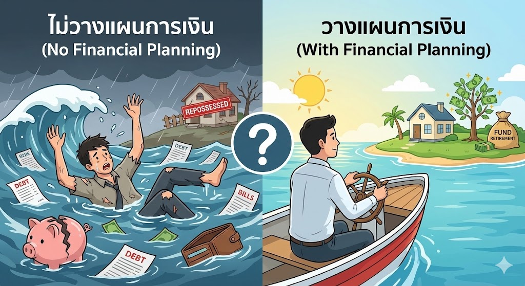 ความเสี่ยงหากไม่วางแผนการเงิน