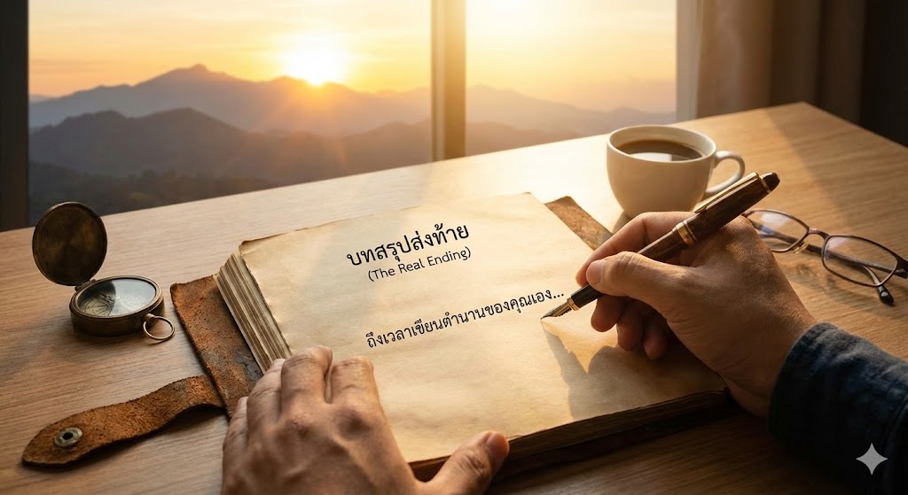 บทสรุปส่งท้าย ถึงเวลาเขียนตำนานของคุณเอง (The Real Ending)