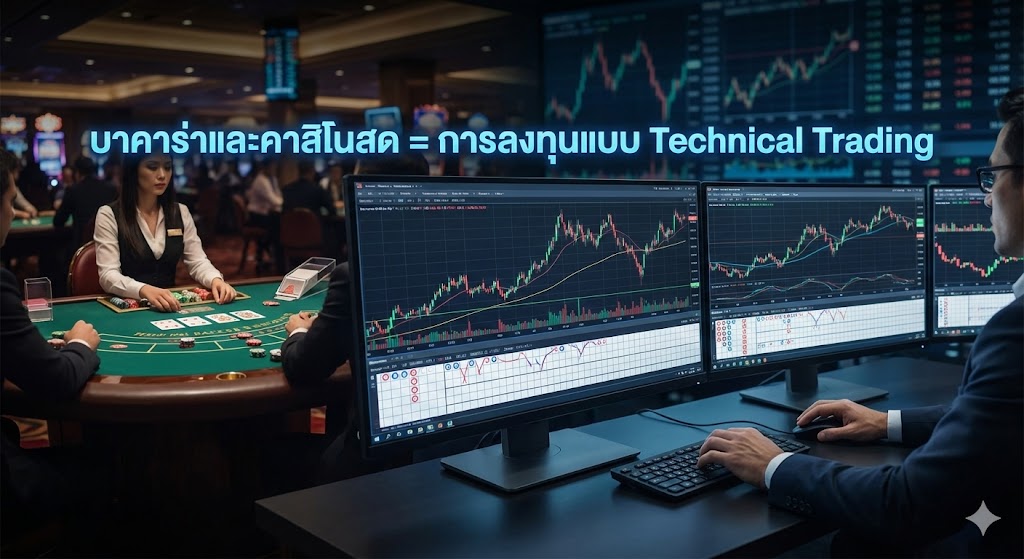 บาคาร่าและคาสิโนสด = การลงทุนแบบ Technical Trading