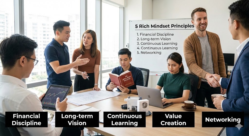 สำรวจ 5 วิธีคิดแบบคนรวย (Rich Mindset) ที่คุณต้องมี