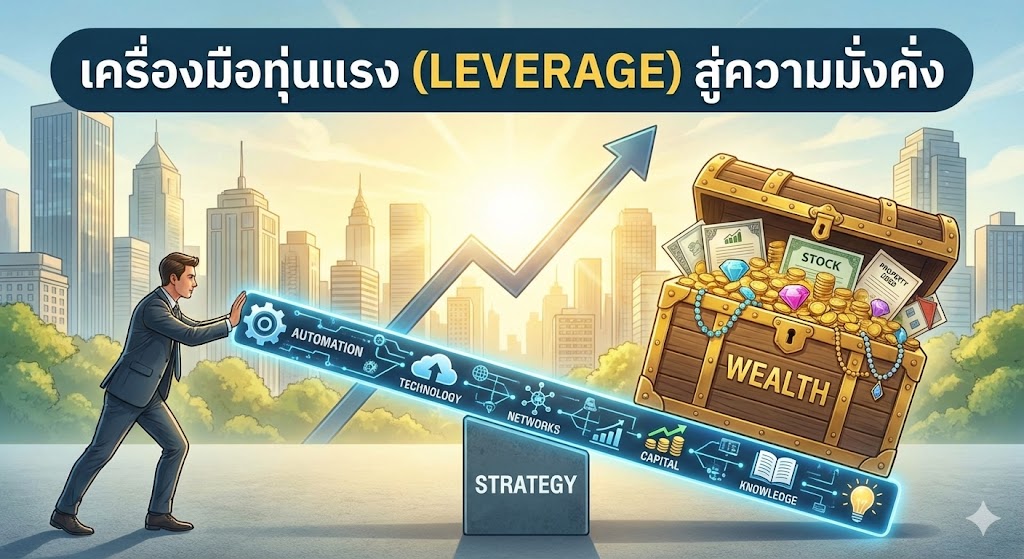 เครื่องมือทุ่นแรง (Leverage) ที่คุณต้องมีถ้าอยากรวย