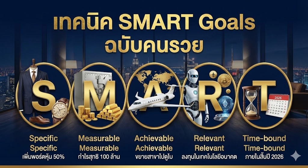 เทคนิค SMART Goals ฉบับคนรวย