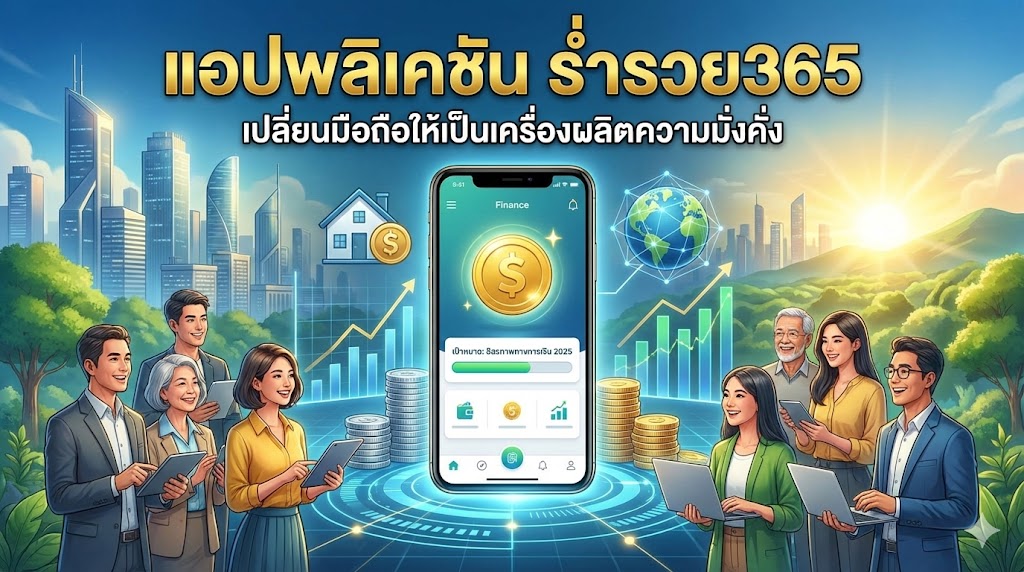 แอปพลิเคชัน ร่ำรวย365